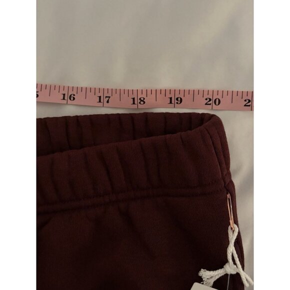 Good American Women’s Burgundy Wide Leg Sweatpants Size 2XL Plus Size NWT - Picture 6 of 7